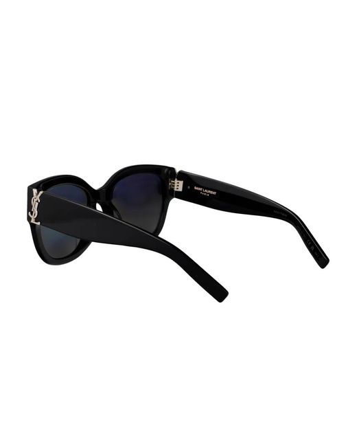 Saint Laurent Black Cat-Eye Frame Sunglasses