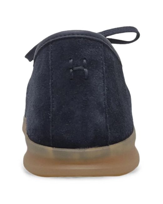Henderson Blue Suede Sneakers for men