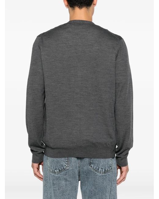 Corneliani Gray Button-Up Cardigan for men