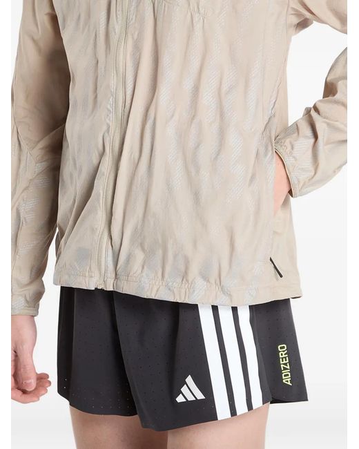 Adidas Kapuzenjacke Mit Muster in Natural für Herren
