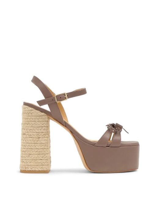 Castaner Natural Florina Bow-Detail Sandals
