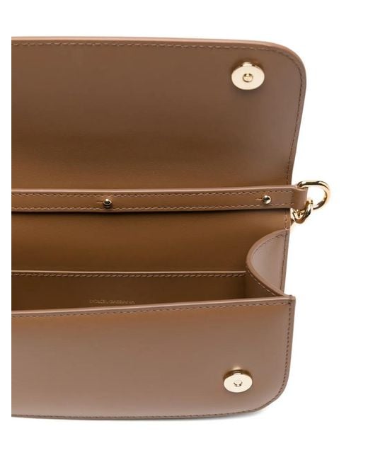 Dolce & Gabbana Brown 3.5 Leather Cross Body Bag