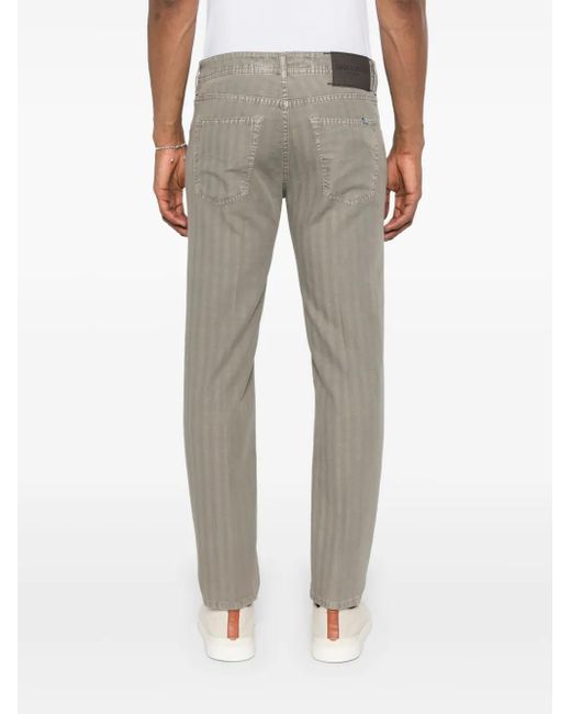 Jacob Cohen Gray Scott Trousers for men