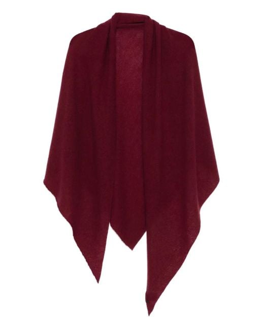 Faliero Sarti カシミアショール Red