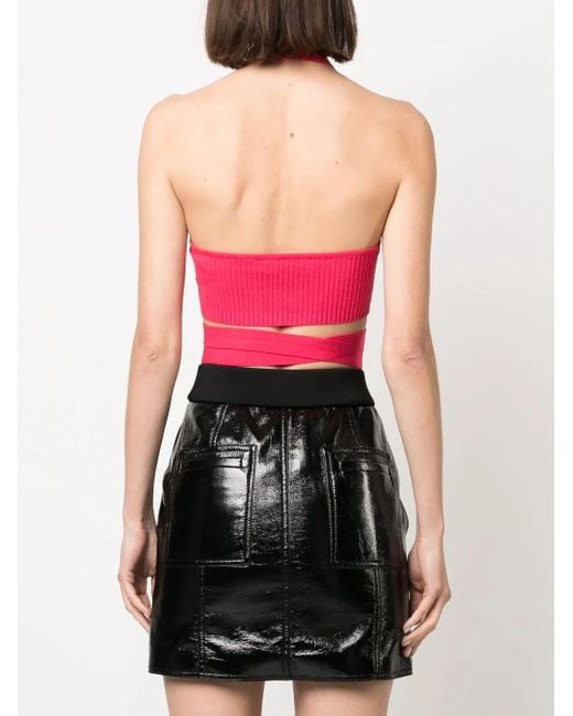 MSGM Cropped Top in het Pink