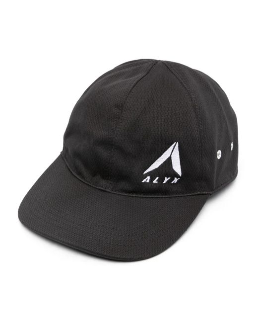 1017 ALYX 9SM Black Logo-Embroidered Baseball Cap