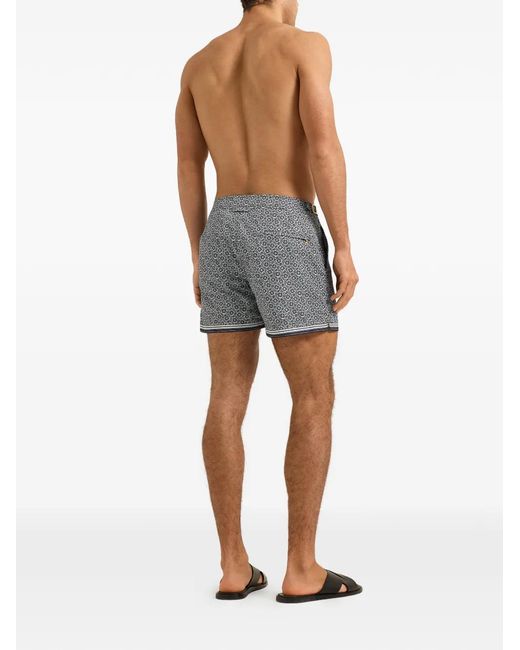 Orlebar Brown Gray Setter Pettola Border Swim Shorts for men
