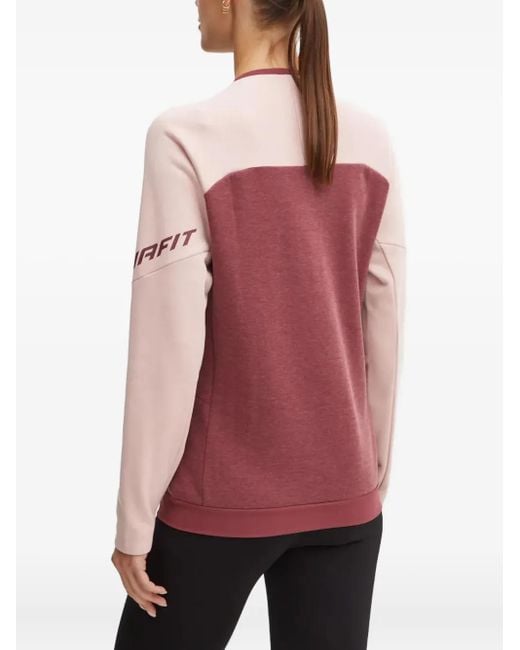 Dynafit Red Tow-Tone Long-Sleeve T-Shirt