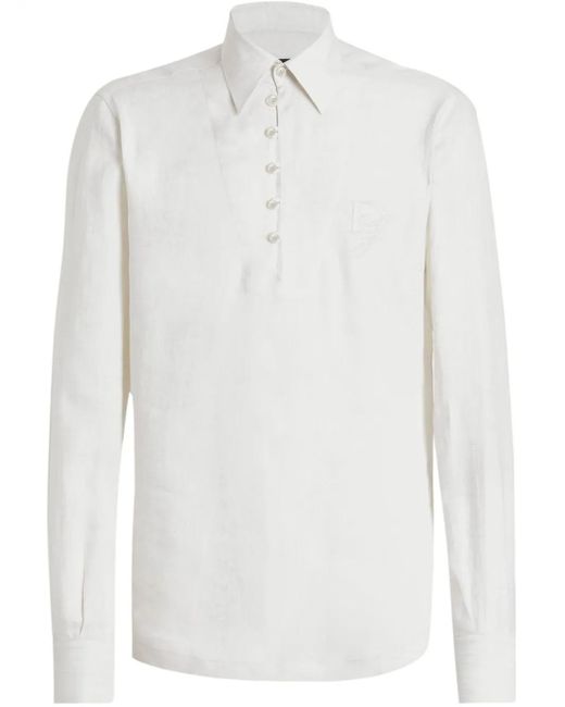 メンズ Dolce & Gabbana ロゴ シャツ White