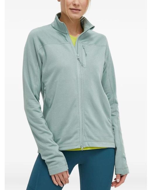 Fjallraven Green Veste Abisko Lite À Fermeture Zippée