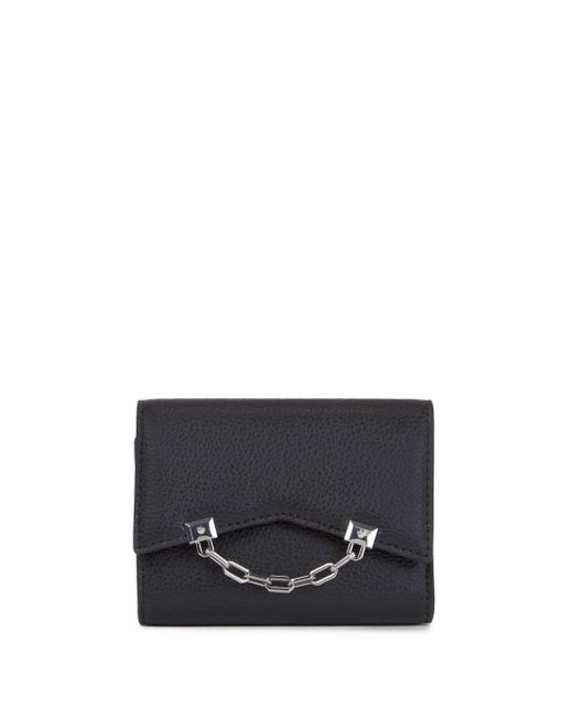 Karl Lagerfeld Black K/seven Grainy Tri-fold Wallet