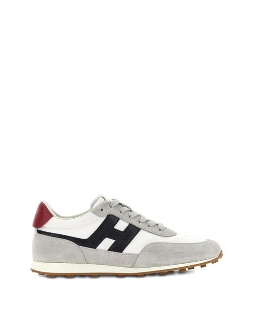 Hogan White Athletic Sneakers for men