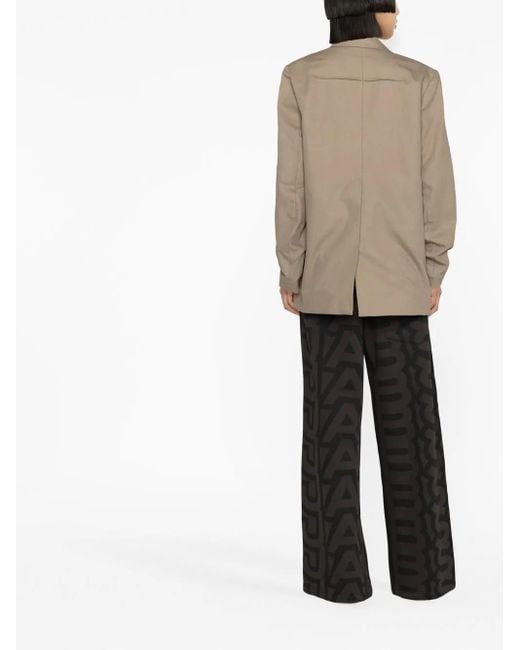 Remain Natural Single-Breasted Utility Blazer