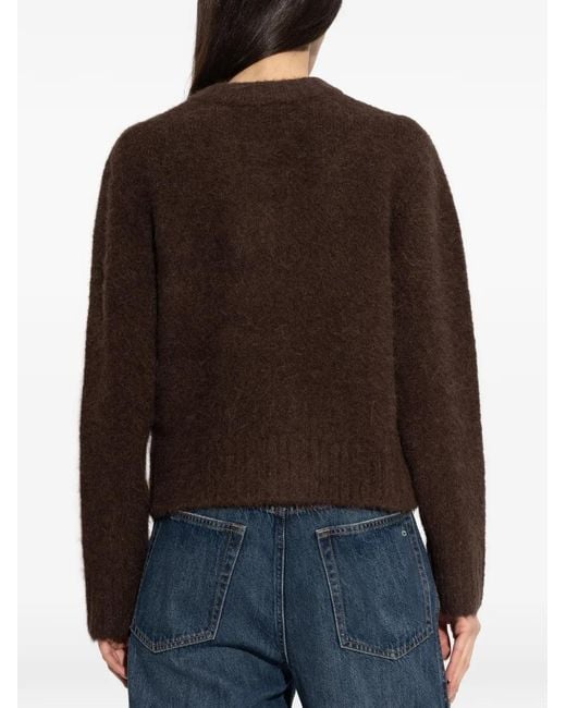Samsøe & Samsøe Brown Zip-Up Cardigan