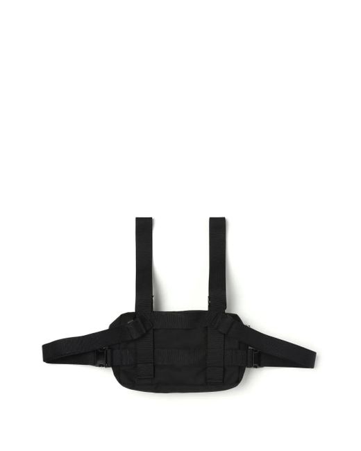 Comme des Garçons Black X Porter Logo-Patch Chest Bag for men