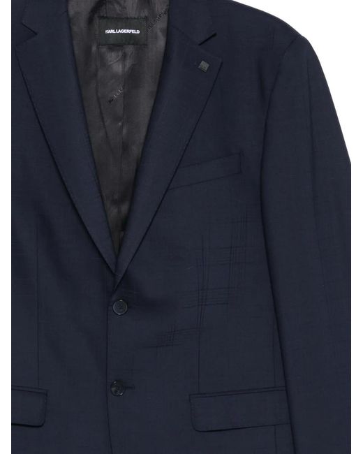 Karl Lagerfeld Blue Trace Jacket for men
