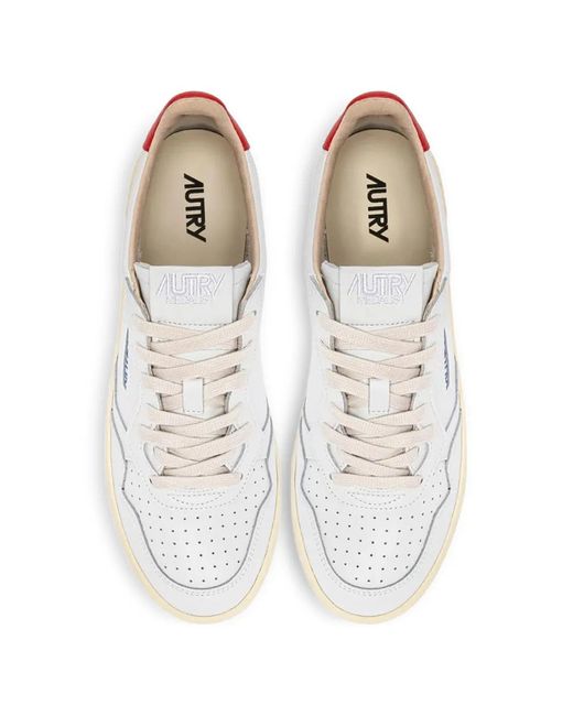 Autry White Medalist Sneakers for men