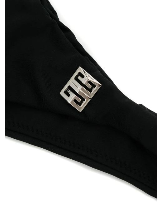 Givenchy Black 4G-Plaque Bikini Bottom