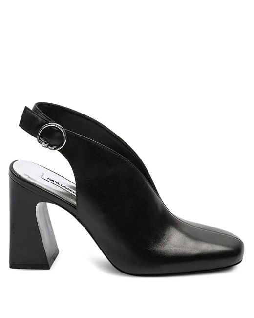 Karl Lagerfeld Black Astra Nova Pumps