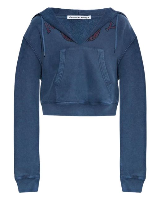 Alexander Wang ダメージ パーカー Blue