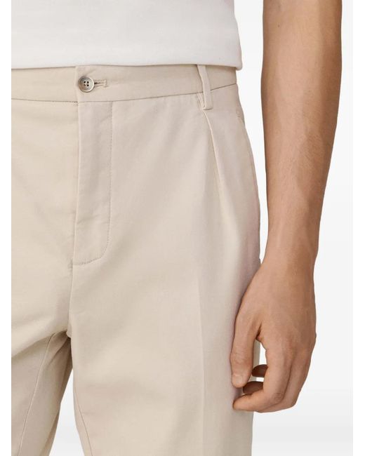 Hackett Natural Sloane Tapered Tricotine Trousers for men