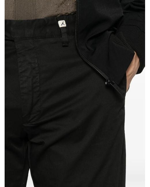 Myths Black Straight-Leg Chino Trousers for men