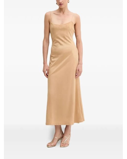 Bardot Natural Slip Midi Dress