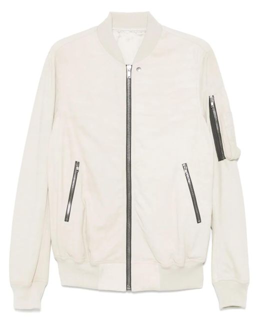 メンズ Rick Owens Classic Flight ボンバージャケット Natural
