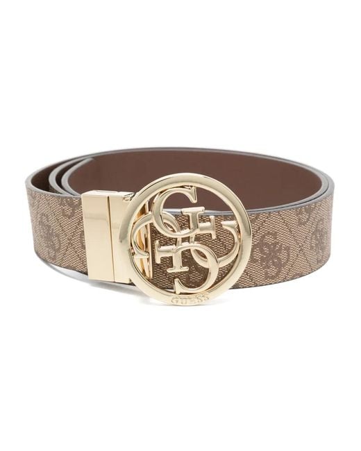 Guess White Nolana Belt
