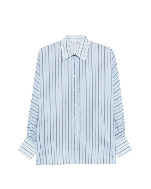 SOSUE Blue Antonia Shirt