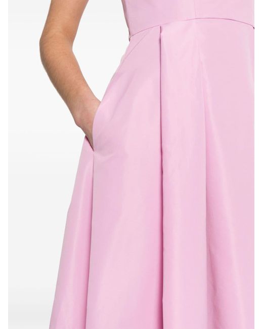 Robe longue à design sans manches Pinko en coloris Pink