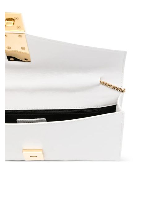 DeMellier London White Vancouver Clutch Bag