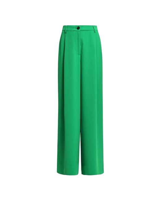 Essentiel Antwerp Green Kelsea Pleated Trousers