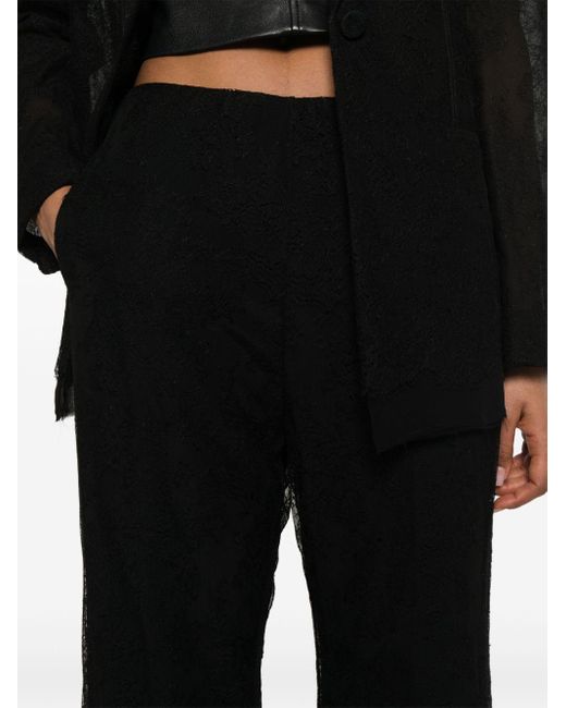 Givenchy Black Flared-leg Trousers