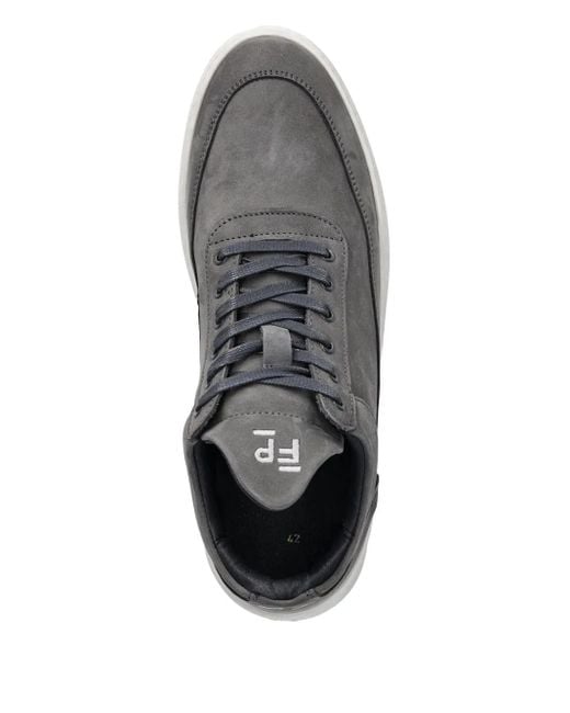 Filling Pieces Gray Low-Top Sneakers for men