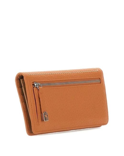 Gianni Chiarini Brown Bubble Leather Wallet