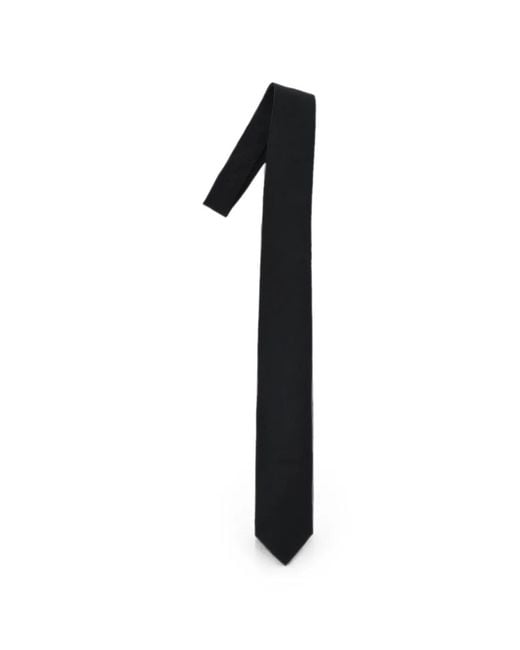 Corneliani Black Pointed-Tip Tie for men