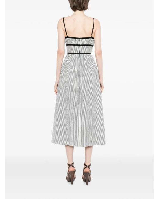 Cynthia Rowley Gray Clara Seersucker Dress