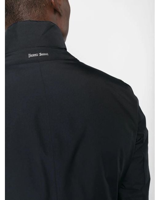 Herno Gewatteerd Shirtjack in het Blue voor heren