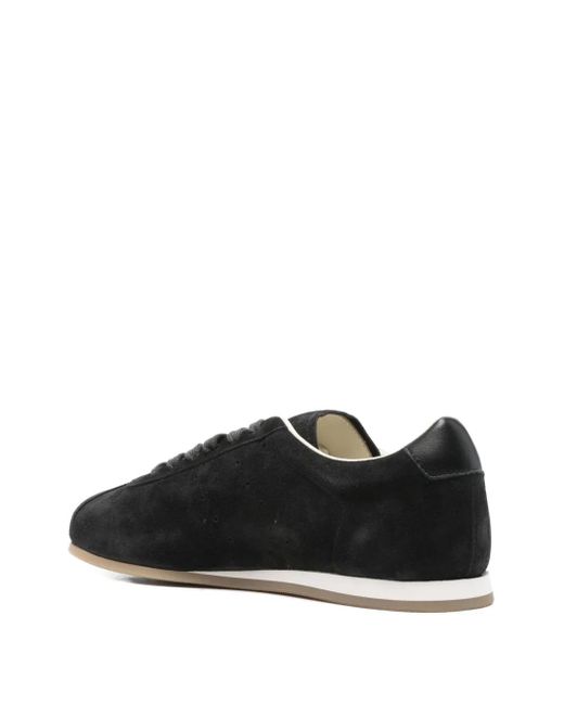 Common Projects Black Suede Lace-Up Sneakers