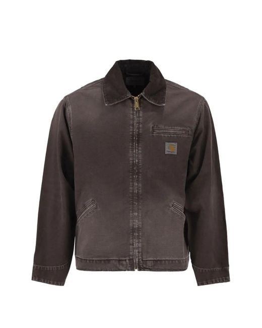 Carhartt Brown Detroit Zip-Up Jacket