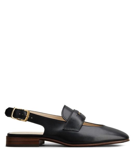 Tod's Black Penny-detail Leather Pumps