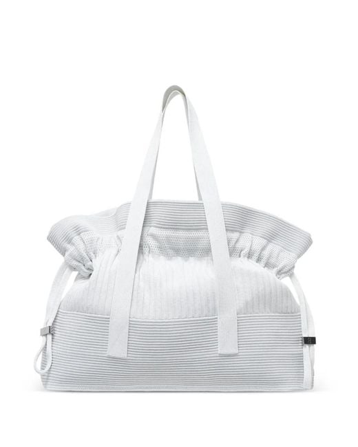 CFCL White Stratum Glitter Shoulder Bag