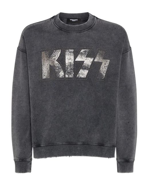 DSquared² Sweater Met Tekst in het Gray voor heren