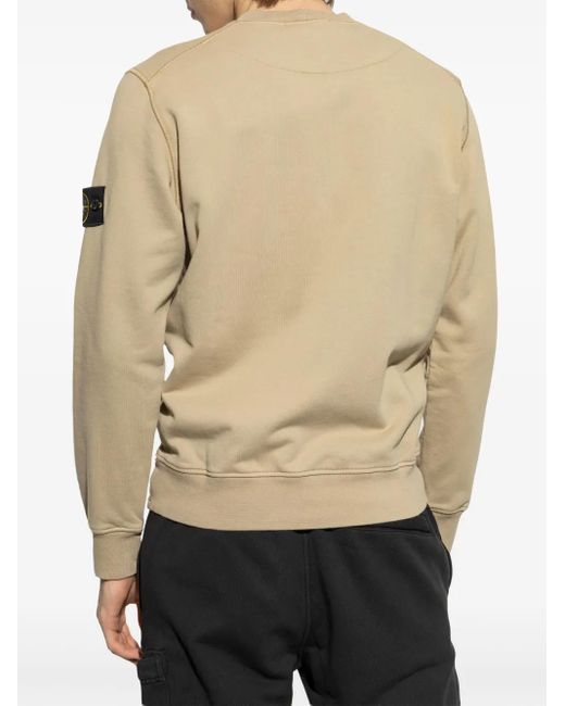 Stone Island Natural Logo-Patch Sweater for men