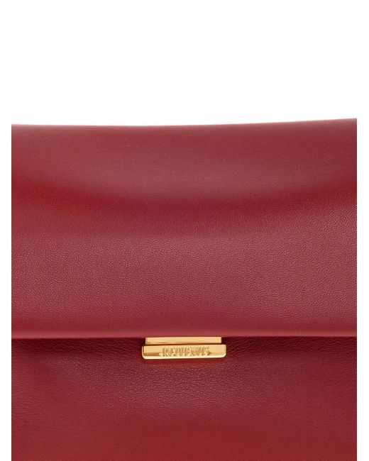 Petit Sac Porté Épaule Le Rond Carré Jacquemus en coloris Red
