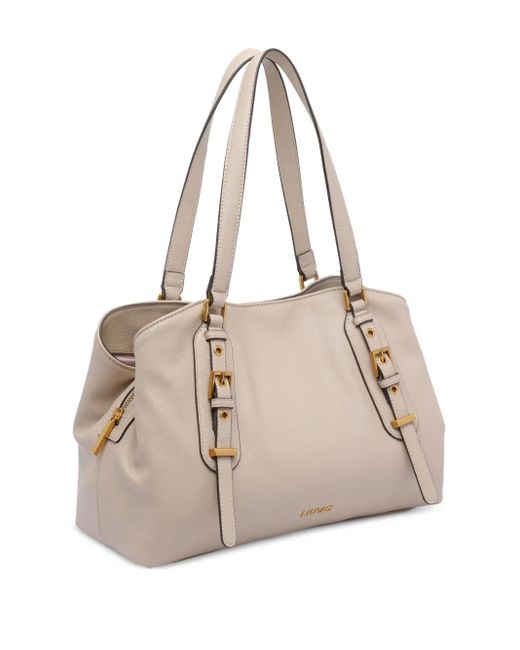 Liu Jo Natural Buckle-Detail Shoulder Bag