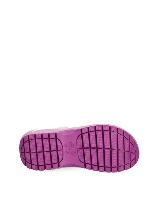 CROCSTM Pink Platform Strap Sandals