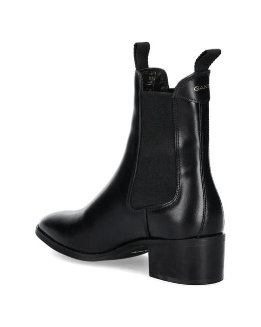 Gant Black Bottines St Broomly À Bout Pointu