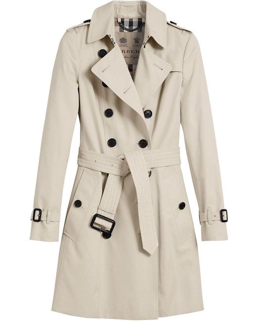 Burberry Black The Chelsea – Mid-length Trench Coat